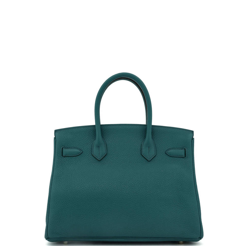 Hermes Birkin 30 Green Clemence with Gold Hardware - Picture 3 of 8